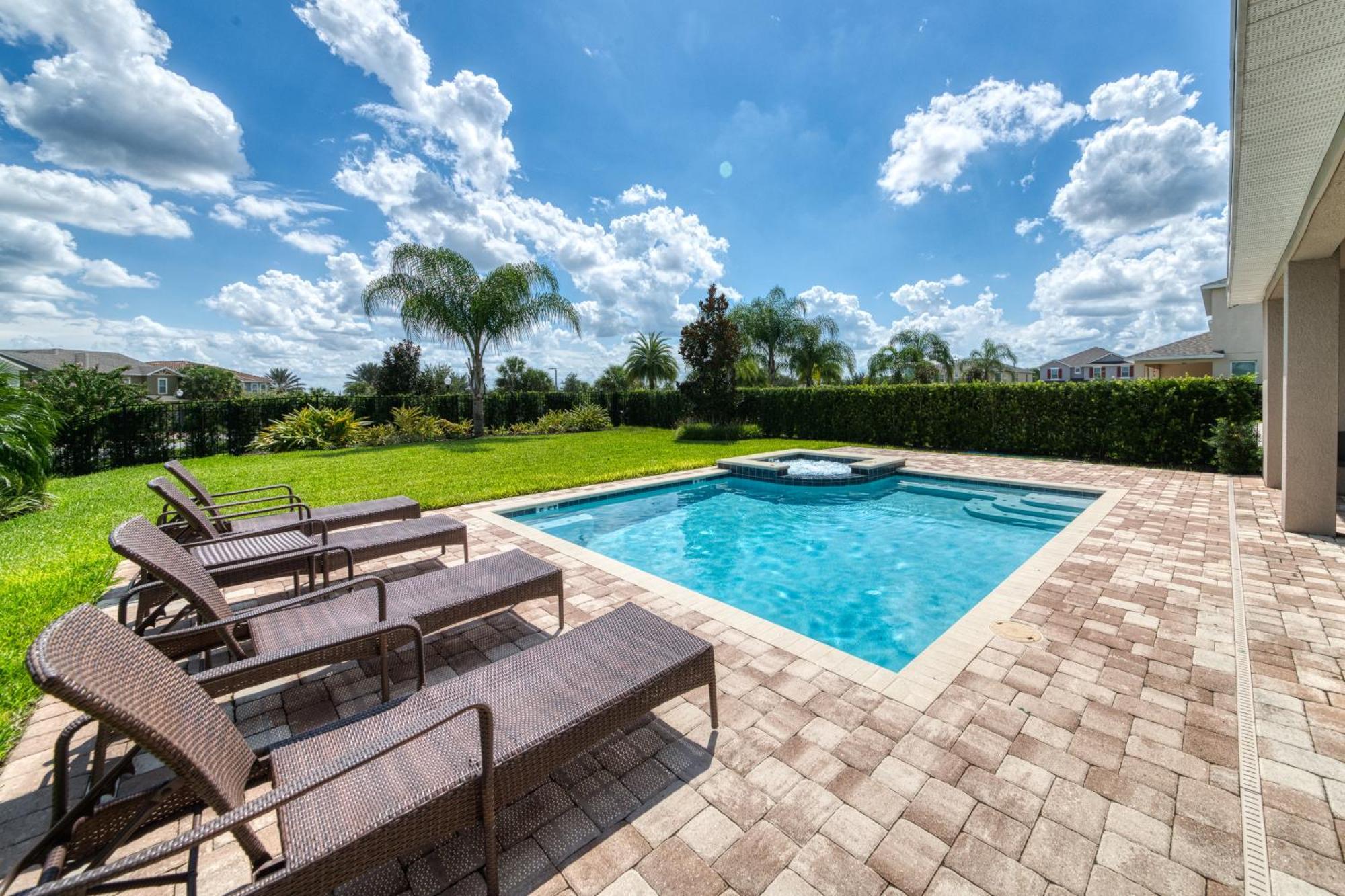 Exquisite Home With Media Room & Games Near Disney By Rentyl - 7600M オーランド エクステリア 写真